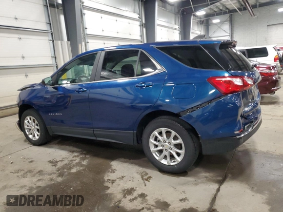 2021 Chevrolet Equinox LT with VIN 2GNAXUEV3M6143606, listed as a Copart auction lot 52160375 with 90,449 mi miles and Salvage Title. Bid and sale history available at DreamBid. Image 2.
