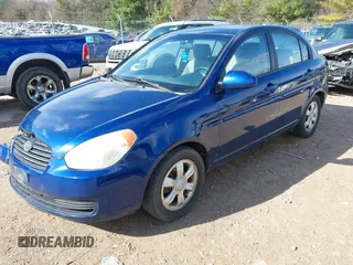 2006 Hyundai Accent GLS with VIN KMHCN46C86U055221, listed as a IAAI auction lot 42028714 with 1 mi miles. Bid and sale history available at carsss.com. Image 2.