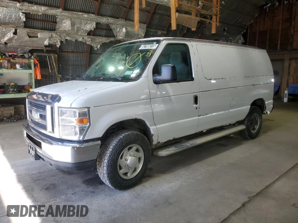 2014 Ford Econoline Cargo Commercial with VIN 1FTNE2EW6EDA20317, listed as a Copart auction lot 52769315 with 333,250 mi miles and Clean Title. Bid and sale history available at carsss.com. Image 1.