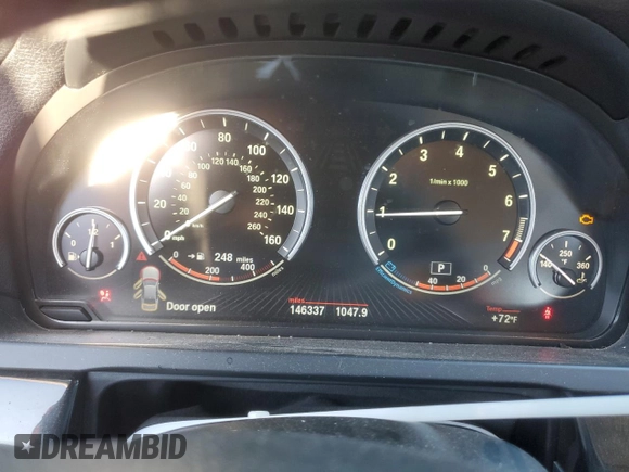 2013 BMW 7 Series 740i with VIN WBAYA6C53DC995031, listed as a Copart auction lot 76371534 with 146,337 mi miles and Salvage Title. Bid and sale history available at carsss.com. Image 9.