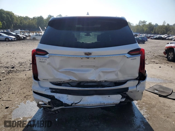 2021 Cadillac XT6 Premium Luxury with VIN 1GYKPDRS2MZ159016, listed as a Copart auction lot 72213804 with 45,190 mi miles and Salvage Title. Bid and sale history available at carsss.com. Image 6.