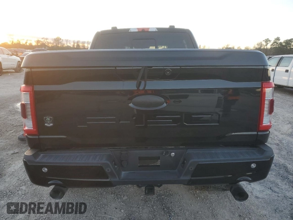 2021 Ford F-150 XL with VIN 1FTFW1E5XMFB70288, listed as a Copart auction lot 87917535 with 35,111 mi miles and Salvage Title. Bid and sale history available at carsss.com. Image 6.