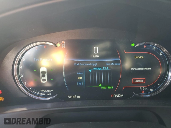 2016 Cadillac CT6 Platinum AWD with VIN 1G6KK5R61GU165052, listed as a Copart auction lot 54900225 with 73,146 mi miles and Salvage title. Bid and sale history available at DreamBid. Image 9.
