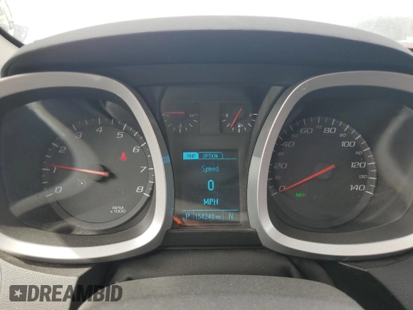 2013 Chevrolet Equinox LS z VIN 2GNALBEK4D1260596, wystawiony jako Copart lot #56216825 z przebiegiem 154 240 mil mil oraz Czysty tytuł • Clean title. Historia ofert i sprzedaży dostępna na DreamBid. Obrazek 9.