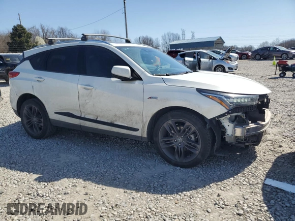 2019 Acura RDX w/A-Spec Pkg with VIN 5J8TC1H6XKL001145, listed as a Copart auction lot 48957235 with 104,742 mi miles and Clean Title. Bid and sale history available at carsss.com. Image 4.