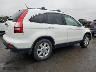 2007 Honda CR-V EX-L with VIN JHLRE48707C035408, listed as a Copart auction lot 52322795 with 84,291 mi miles and Salvage Title. Bid and sale history available at carsss.com. Image 3.