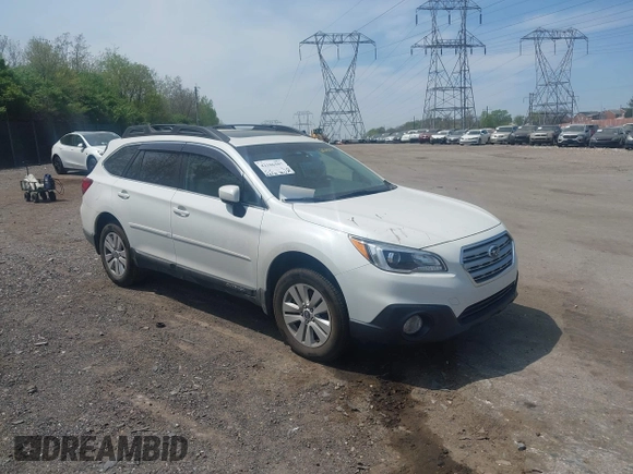 2016 Subaru Outback 2.5i Premium with VIN 4S4BSADC1G3202007, listed as a IAAI auction lot 42106507 with 63,046 mi miles. Bid and sale history available at carsss.com. Image 1.