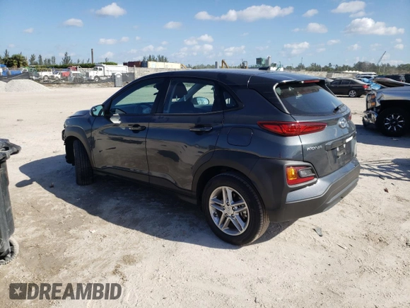 2021 Hyundai Kona SE with VIN KM8K1CAAXMU676089, listed as a Copart auction lot 41502065 with 17,324 mi miles and Non Repairable. Bid and sale history available at carsss.com. Image 2.