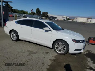 2015 Chevrolet Impala LT with VIN 2G1115SL2F9165562, listed as a Copart auction lot 62343805 with 106,345 mi miles and Salvage title. Bid and sale history available at DreamBid. Image 4.