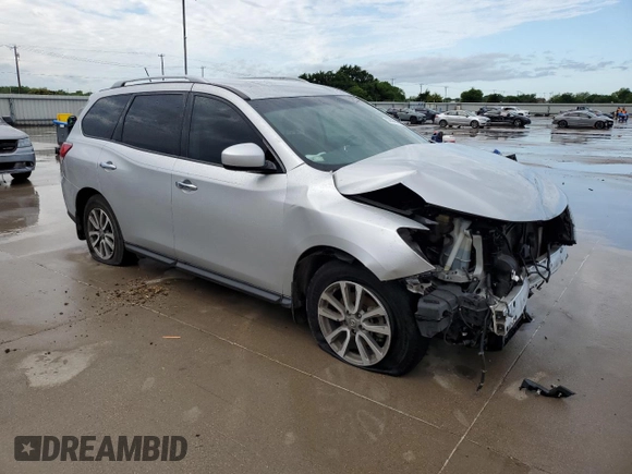 2014 Nissan Pathfinder S with VIN 5N1AR2MN7EC704256, listed as a Copart auction lot 53566225 with 112,652 mi miles and Salvage Title. Bid and sale history available at carsss.com. Image 4.