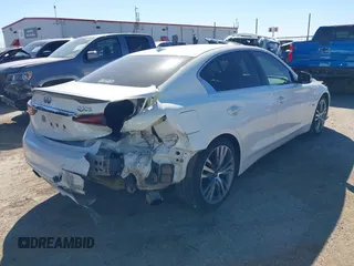 2018 Infiniti Q50 3.0t LUXE with VIN JN1EV7AP5JM355898, listed as a IAAI auction lot 40455903 with 80,812 mi miles. Bid and sale history available at carsss.com. Image 4.