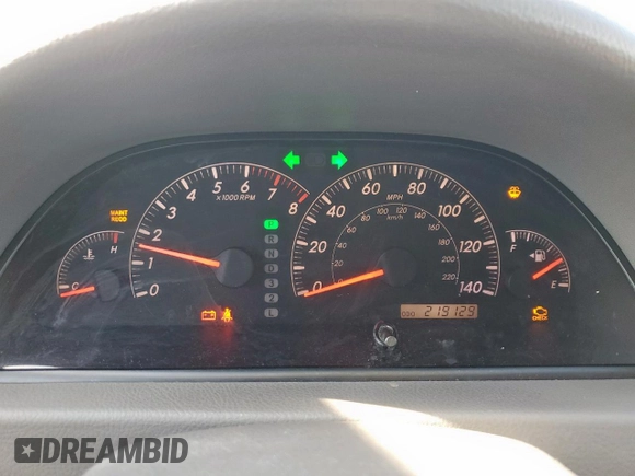 2006 Toyota Camry STD with VIN 4T1BE32K26U735652, listed as a Copart auction lot 53164305 with 219,129 mi miles and Salvage Title. Bid and sale history available at carsss.com. Image 9.