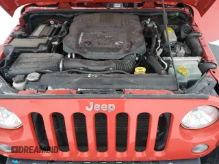 2018 Jeep Wrangler JK Unlimited Sport S with VIN 1C4BJWDGXJL827486, listed as a Copart auction lot 87605445 with 96,656 mi miles and Salvage Title. Bid and sale history available at carsss.com. Image 13.