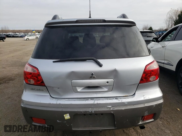 2005 Mitsubishi Outlander LS with VIN JA4LX31F75U601574, listed as a Copart auction lot 80107464 with 277,225 mi miles and Clean Title. Bid and sale history available at carsss.com. Image 6.