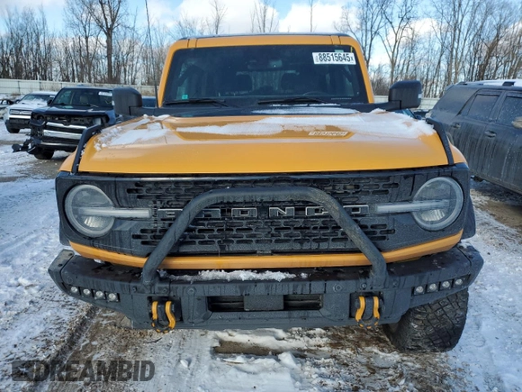 2022 Ford Bronco with VIN 1FMDE5CP7NLB42694, listed as a Copart auction lot 88515645 with 47,503 mi miles and Salvage Title. Bid and sale history available at DreamBid. Image 5.