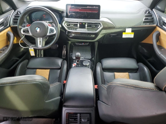 2022 BMW X3 M with VIN 5YM13EC01N9N34588, listed as a Copart auction lot 76460514 with NaN miles and Salvage Title. Bid and sale history available at carsss.com. Image 8.