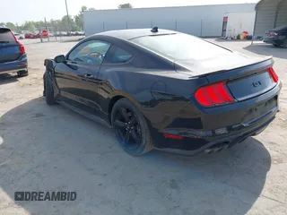2022 Ford Mustang GT with VIN 1FA6P8CF5N5108599, listed as a IAAI auction lot 42095377 with 20,154 mi miles. Bid and sale history available at carsss.com. Image 3.
