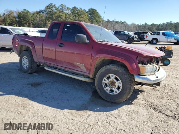 2005 GMC Canyon SLE Z71 with VIN 1GTDT196758102670, listed as a Copart auction lot 83826734 with 91,979 mi miles and Salvage Title. Bid and sale history available at carsss.com. Image 4.