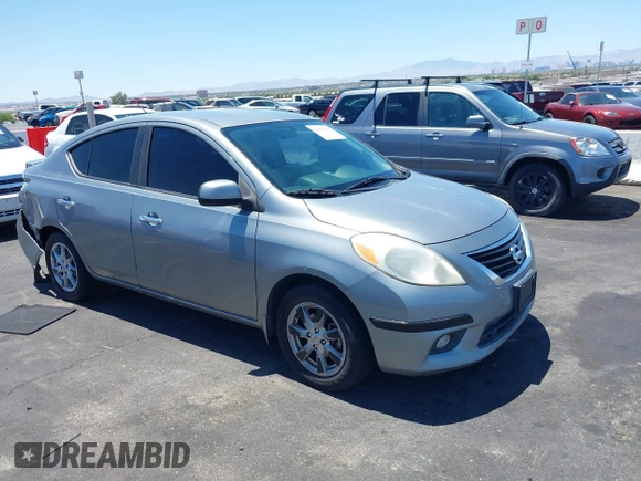 2013 Nissan Versa SV with VIN 3N1CN7APXDL832265, listed as a IAAI auction lot 42630605 with 89,397 mi miles and . Bid and sale history available at DreamBid. Image 1.
