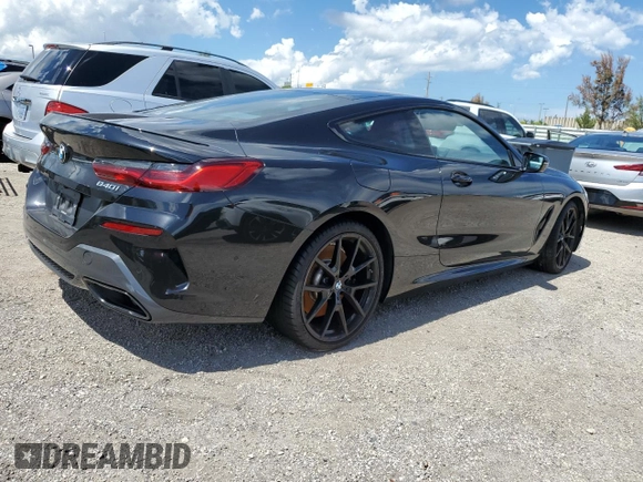 2023 BMW 8 Series 840i with VIN WBAAE2C03PCM08947, listed as a Copart auction lot 60351064 with 13,526 mi miles and Salvage Title. Bid and sale history available at carsss.com. Image 3.