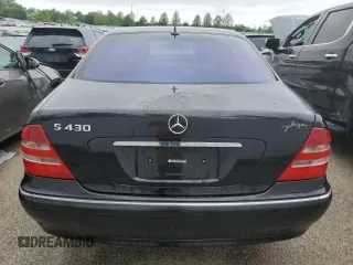2001 Mercedes-Benz S-Class with VIN WDBNG70JX1A218220, listed as a Copart auction lot 53414154 with 64,171 mi miles and Salvage Title. Bid and sale history available at carsss.com. Image 6.
