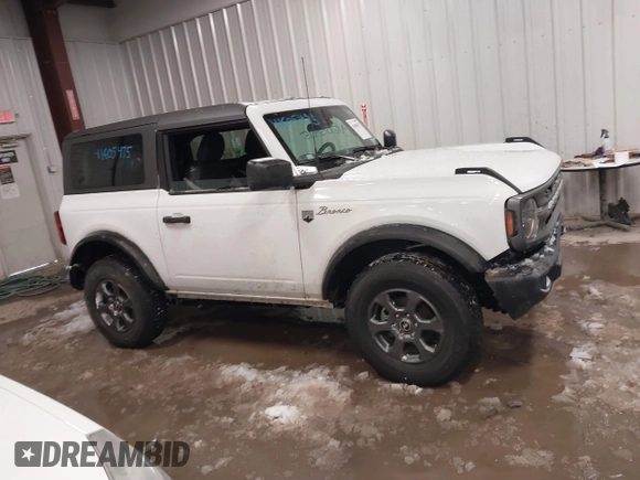 2023 Ford Bronco with VIN 1FMDE5AHXPLB20297, listed as a IAAI auction lot 41605475 with 18,621 mi miles. Bid and sale history available at carsss.com. Image 13.