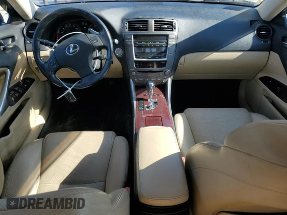 2006 Lexus IS 250 with VIN JTHCK262862003185, listed as a Copart auction lot 54335835 with 98,443 mi miles and Clean Title. Bid and sale history available at DreamBid. Image 8.