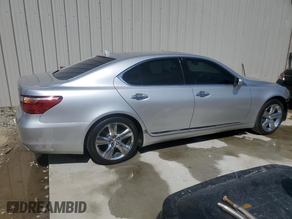 2010 Lexus LS 460 with VIN JTHBL5EF6A5098545, listed as a Copart auction lot 54427435 with 66,616 mi miles and Salvage title. Bid and sale history available at DreamBid. Image 3.