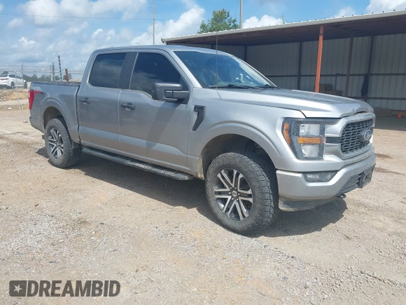 2023 Ford F-150 XL with VIN 1FTFW1E55PKE96110, listed as a IAAI auction lot 42127827 with 35,741 mi miles and . Bid and sale history available at DreamBid. Image 1.