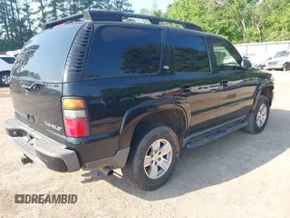 2005 Chevrolet Tahoe LT with VIN 1GNEK13T05R136750, listed as a IAAI auction lot 42054813 with 1 mi miles. Bid and sale history available at carsss.com. Image 4.