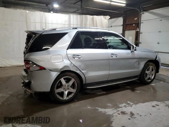 2014 Mercedes-Benz M 550 with VIN 4JGDA7DB8EA383850, listed as a Copart auction lot 79911164 with 107,090 mi miles and Salvage Title. Bid and sale history available at DreamBid. Image 3.