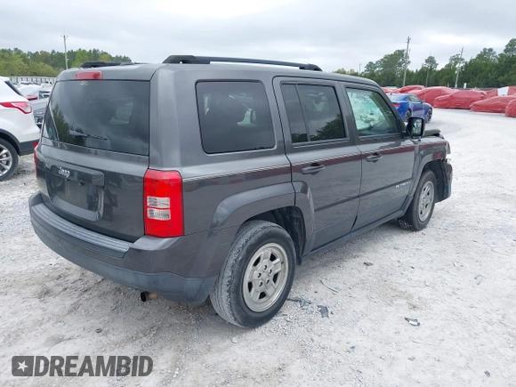 2016 Jeep Patriot Sport SE with VIN 1C4NJPBA4GD526703, listed as a IAAI auction lot 41956176 with 148,233 mi miles and . Bid and sale history available at DreamBid. Image 4.