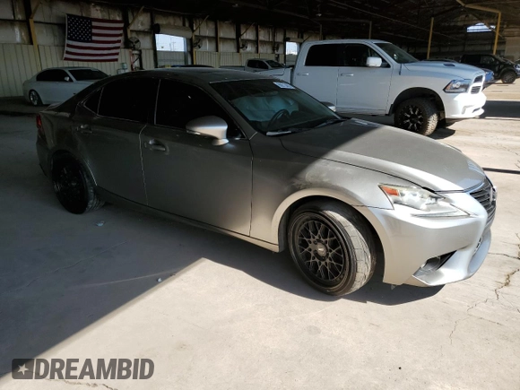 2014 Lexus IS 250 with VIN JTHBF1D2XE5018510, listed as a Copart auction lot 60073465 with 123,424 mi miles and Salvage title. Bid and sale history available at DreamBid. Image 4.