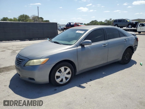 2007 Toyota Camry CE with VIN 4T1BE46K47U527466, listed as a Copart auction lot 54423155 with 92,409 mi miles and Salvage Title. Bid and sale history available at DreamBid. Image 1.