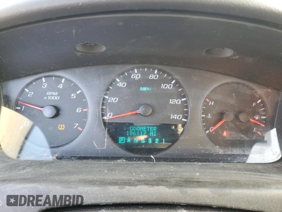2008 Chevrolet Impala LS with VIN 2G1WB58N989195656, listed as a Copart auction lot 42233925 with 186,117 mi miles and Non Repairable. Bid and sale history available at DreamBid. Image 9.