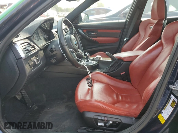 2016 BMW M3 with VIN WBS8M9C55G5G41642, listed as a Copart auction lot 58733145 with 85,075 mi miles and Salvage title. Bid and sale history available at DreamBid. Image 7.
