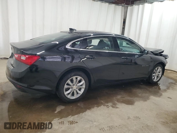 2025 Chevrolet Malibu LT with VIN 1G1ZD5ST3SF127186, listed as a Copart auction lot 53075835 with 10,635 mi miles and Salvage Title. Bid and sale history available at DreamBid. Image 3.