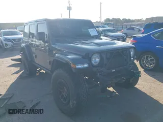 2021 Jeep Wrangler Unlimited Rubicon with VIN 1C4JJXFG3MW842686, listed as a IAAI auction lot 41517391 with 44,127 mi miles. Bid and sale history available at carsss.com. Image 1.