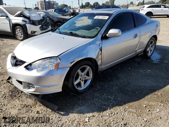 2003 Acura RSX with VIN JH4DC548X3C004953, listed as a Copart auction lot 80977054 with 223,492 mi miles and Clean Title. Bid and sale history available at carsss.com. Image 1.