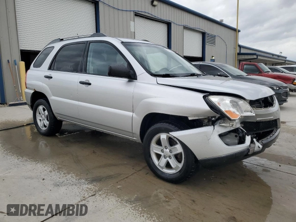 2009 Kia Sportage LX with VIN KNDJE723797590918, listed as a Copart auction lot 51218345 with 145,480 mi miles and Salvage Title. Bid and sale history available at carsss.com. Image 4.