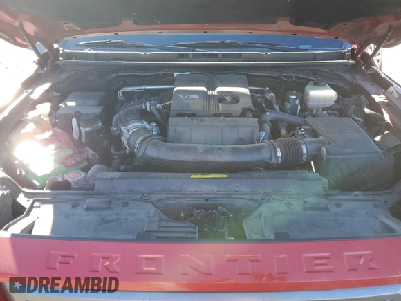 2022 Nissan Frontier SV with VIN 1N6ED1FJ0NN604848, listed as a Copart auction lot 42333815 with 158,373 mi miles and Salvage title. Bid and sale history available at DreamBid. Image 11.