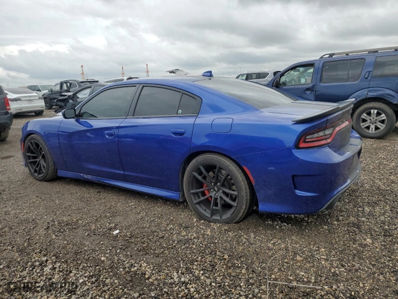 2020 Dodge Charger Scat Pack with VIN 2C3CDXGJ5LH148304, listed as a Copart auction lot 50733835 with 76,578 mi miles and Salvage Title. Bid and sale history available at carsss.com. Image 2.