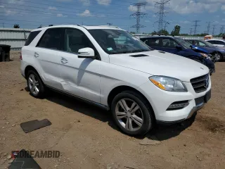 2014 Mercedes-Benz M 350 with VIN 4JGDA5JB2EA295787, listed as a Copart auction lot 58565795 with 193,576 mi miles and Salvage title. Bid and sale history available at DreamBid. Image 4.