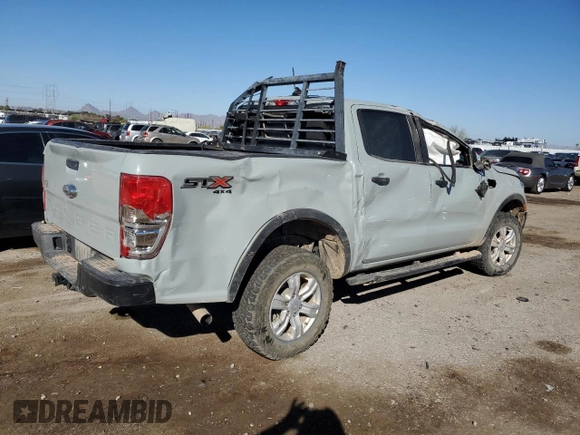 2021 Ford Ranger XL with VIN 1FTER4FH7MLD88199, listed as a Copart auction lot 44986435 with 38,262 mi miles and Salvage Title. Bid and sale history available at DreamBid. Image 3.