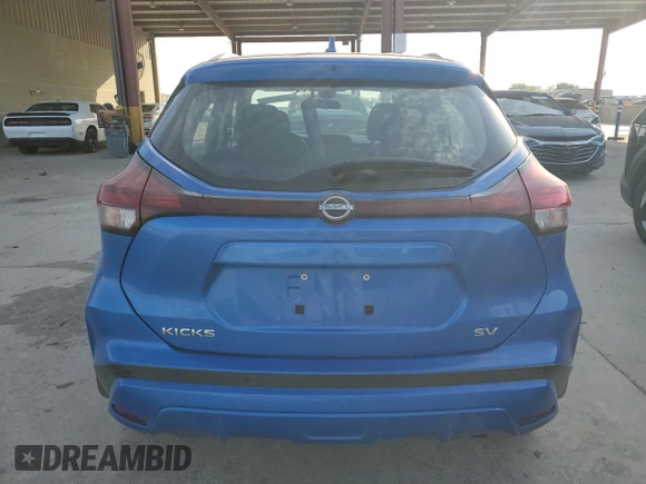 2022 Nissan Kicks SV with VIN 3N1CP5CV1NL478468, listed as a Copart auction lot 52901385 with 67,767 mi miles and Clean Title. Bid and sale history available at carsss.com. Image 6.