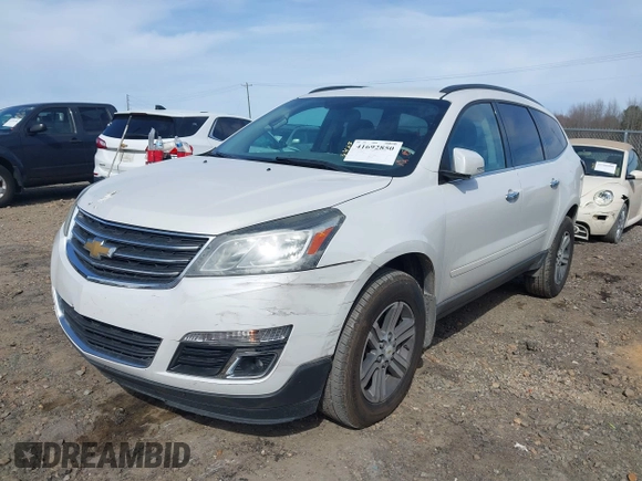 2017 Chevrolet Traverse LT with VIN 1GNKRGKD0HJ192931, listed as a IAAI auction lot 41692850 with 129,266 mi miles and . Bid and sale history available at DreamBid. Image 17.