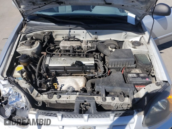 2005 Hyundai Accent GLS with VIN KMHCG45C55U623340, listed as a Copart auction lot 59587304 with 275,364 mi miles and Salvage Title. Bid and sale history available at carsss.com. Image 13.