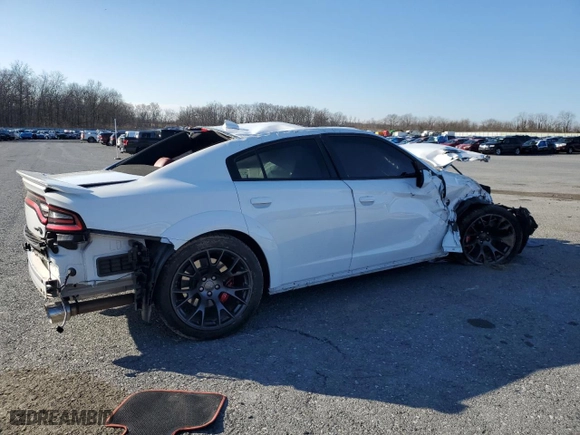 2021 Dodge Charger SRT Hellcat Widebody with VIN 2C3CDXL92MH596142, listed as a Copart auction lot 48204835 with 21,558 mi miles and Salvage Title. Bid and sale history available at carsss.com. Image 3.