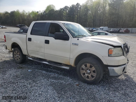 2008 Ford F-150 XLT with VIN 1FTPW14V48FC12272, listed as a Copart auction lot 51387745 with 0 mi miles and Salvage Title. Bid and sale history available at carsss.com. Image 4.