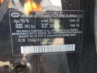 2018 Hyundai Elantra SEL with VIN 5NPD84LF3JH356836, listed as a Copart auction lot 48057285 with 74,214 mi miles and Salvage Title. Bid and sale history available at DreamBid. Image 14.